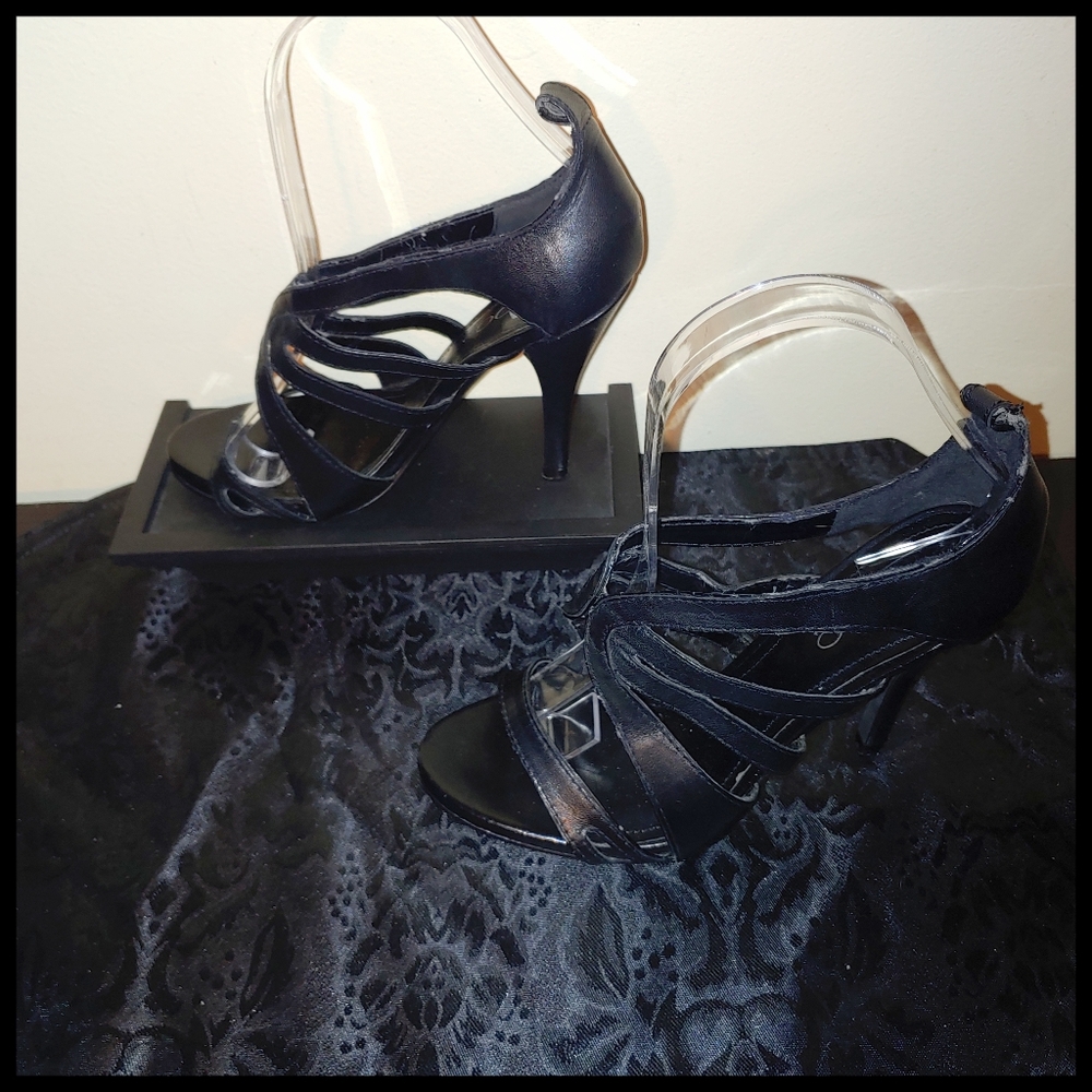 Aldo Black Heeled Sandals, 36